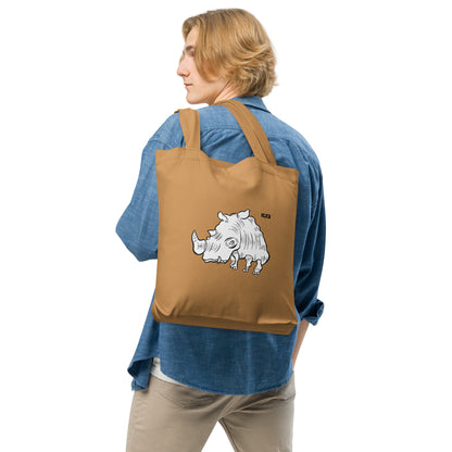 Rhino Tote Bag - Camel