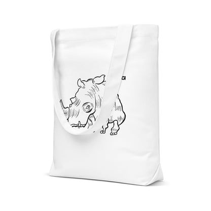 Rhino Tote Bag - White